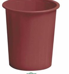 OUTLET - Paperera plàstic tancada Faibo 14 l Bordeus