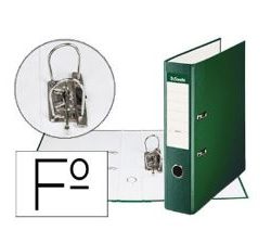 OUTLET - Arxivador palanca Esselte plàstic folrat amb rado Fº 75mm Verd