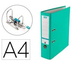 OUTLET - Arxivador Elba de palanca, mida A4, llom ample, amb rado, color Menta