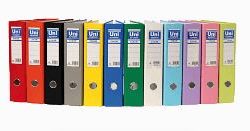 OUTLET -  Arxivador  Palanca Foli Unisystem Llom 70 mm Negre