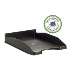OUTLET - Safata sobretaula Archivo 2000 antimicrobiano sanitized Negre.  Mides 34,5 x 25,5 x 6 cm