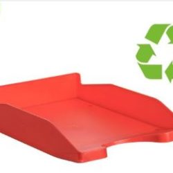 OUTLET - Safata sobretaula Vermell Archivo 2000 Apilables en tres posicions. Mides 34,5 x 25,5 x 6