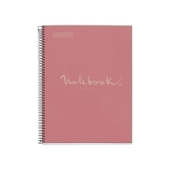 Bloc Miquelrius Emotions Notebook 1 Micro.Tapa Dura A4 80H 90G Quadr.5X5 Ecorosa