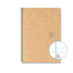 Bloc Escolofi Green Tapa Dura A4 50H Quadr.4X4 80G Reciclat Amb Marge Verd