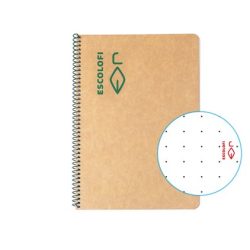 Bloc Escolofi Tapa Dura 4t 100H Dots 80G Ecologico