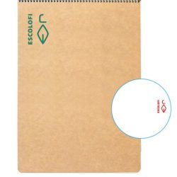 Bloc Escolofi Tapa Dura A4 100H Apaïsat Llis 80G Ecologico