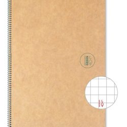 Bloc Escolofi Tapa Dura A4 100H Quadrícula 5X5 80G Ecològic