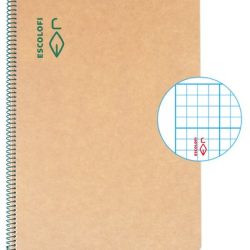 Bloc Escolofí Green Tapa Dura A4 50H Mm 3X3X16 80G Reciclat Amb Marge Verd