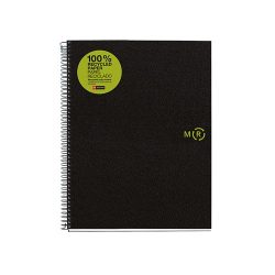 Bloc Miquelrius Notebook 4 Micro.Tapa Pp A4 120H Quadr.5X5 Reciclat