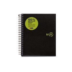 Bloc Miquelrius Notebook 4 Micro.Tapa Pp A5 120H Quadr.5X5 Reciclat