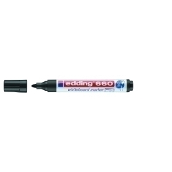 Marcador Pissarra Edding 660 Conico Negre