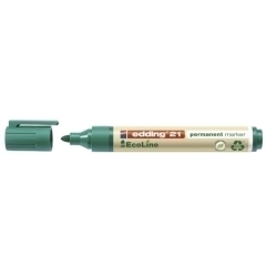Marcador Permanent Edding 21 Ecoline Conico Verde