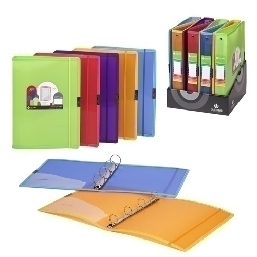 Carpeta D'Anelles Fitxer Dune Pp A4+ 4 An.25Mm Expositor De 12