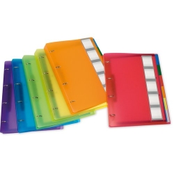 Carpeta d'Anelles Grafoplas Pp Trans. Colorgraf Fº 4 An.Mixtes 25Mm I 5 Separeu. Verd