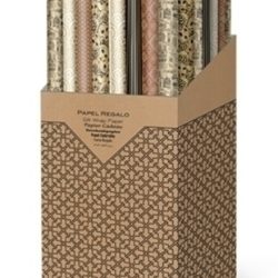 Paper De Regal Rotllo Tv 0,7X1,5 M (Caixa De 60) Kraft Reciclat Eco