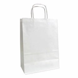 Bossa De Paper Andina Cel·lulosa Blanca 24X32X10 Cm Blanc Paquet De 50
