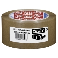 Cinta De Embalaje Tesa Pvc Extra Fuerte Rugoso Rollo 66X50 Marron