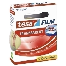 Cinta Adhesiva Tesa Transparent Rotllo 33X19