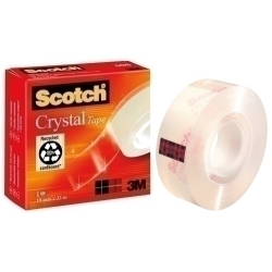 Cinta Adhesiva Scotch Crystal Ultratransparent Rotllo 33X19