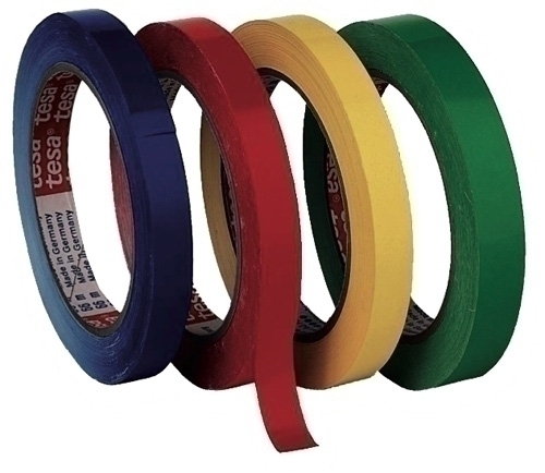 Cinta Para Cerrar Bolsas Tesa Pvc Rollo 66X12 Rojo