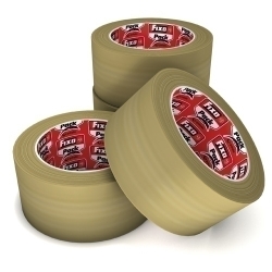 Cinta De Embalaje Fixo Pack Pp Hotmelt Rollo 66X48 Transparente