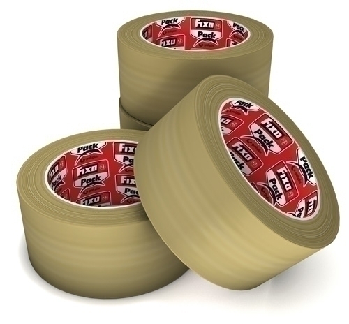 Cinta De Embalaje Fixo Pack Pp Hotmelt Rollo 66X48 Transparente