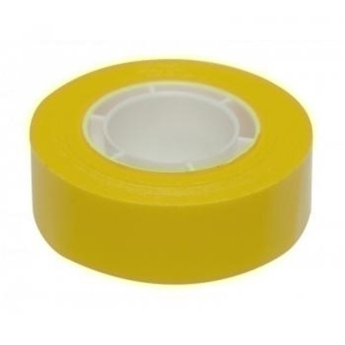Cinta Adhesiva Fixo Color Rollo 33X19 Amarillo