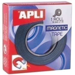 Cinta Adhesiva Apli Magnetica Rollo 1M X 19Mm