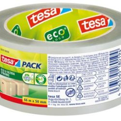 Cinta De Embalaje Tesa Pet Eco & Ultra Strong Rollo 66X50 Tesapack Transparente
