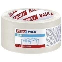 Cinta De Embalaje Tesa Basic Pp Rollo 66X50 Transparente