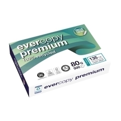 Papel Reciclado A3 Clairefontaine Evercopy Premium 80G 500H