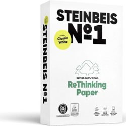 Papel A4 Steinbeis Nº1 80G 500H 100% Reciclado