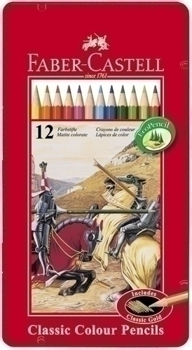 Llapis De Colors Faber-Castell Estoig De Metall De 12