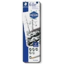 Llapis De Grafit Staedtler Design Journey 100G Lumograph Pure Graphite Caixa Metall De 6