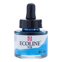 Aquarel·la Liquida Ecoline 30 Ml (Frasc) Blau Celeste