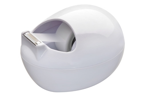 Porta-rotlles Scotch Karim Rashid Blanc + Cinta Scotch Magic