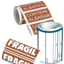Etiquetes Enviament Apli 50X100 Mm Rotllo 200 Uts."Fragil" (00296)