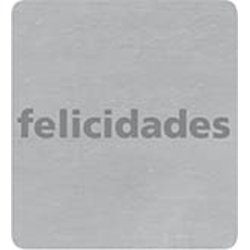 Etiquetes Regal Adh. Rotllo 500 Uts. "Felicitats" Quadrada