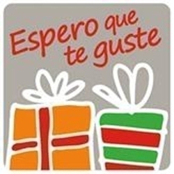 Etiquetes Regal Adh. Rotllo 250 Uts. "Espero Que T'agradi" Quadrada Color