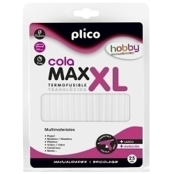 Cola Termofusible En Barra Plico Max-Xl Blister De 25