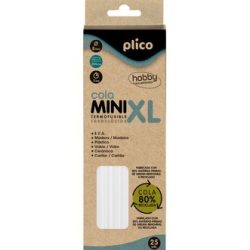 Cola Termofusible En Barra Plico Mini Xl Ø 8Mm X 200Mm 80% Reciclado Blister De 25