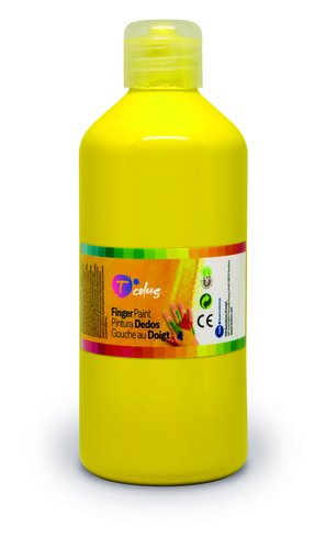 Pintura De Dits Tcolors 500 Ml (Botella) Groc