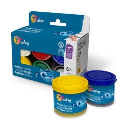 Pintura Acrilica Tcolors 40 Ml Estoig Assortiment De 6