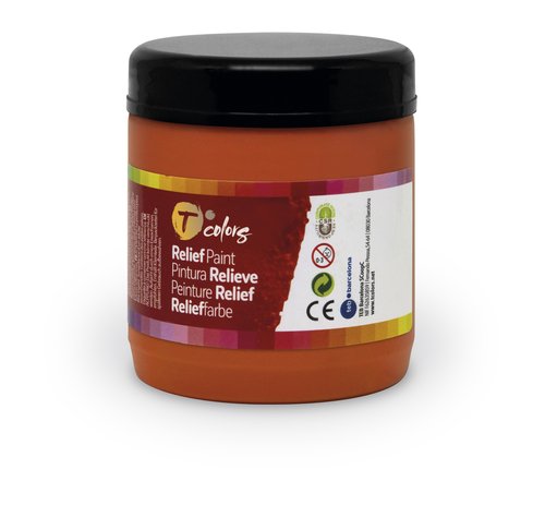 Pintura Pate Tcolors 250 Ml (Tarro) Naranja