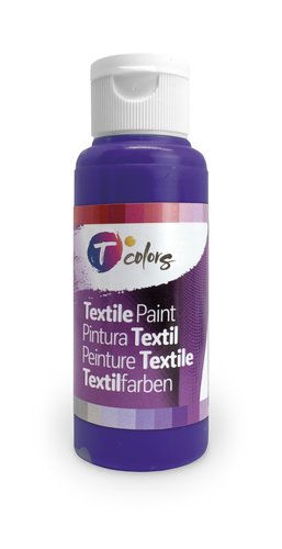 Pintura Per Tela Tcolors 80 Ml (Botella) Violeta