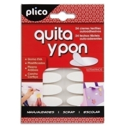 Mini Velcro Adhesiu Plico Treu I Posa 24 Unitats