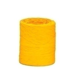 Ràfia Cinta De 4 Mm Rotllo De 200 M Groc