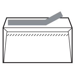 Sobre Sam 115X225 Blanc 90G Open (Silicona) Caixa De 500