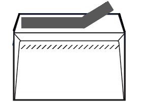 Sobre Sam Ecosam+ 110X220 Blanc 105G Open (Silicona) Caixa De 500