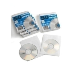 Sobres Sam Per Cd/Dvd 125X125 Amb Finestra (Engom.Autoadh.) Paquet De 50
